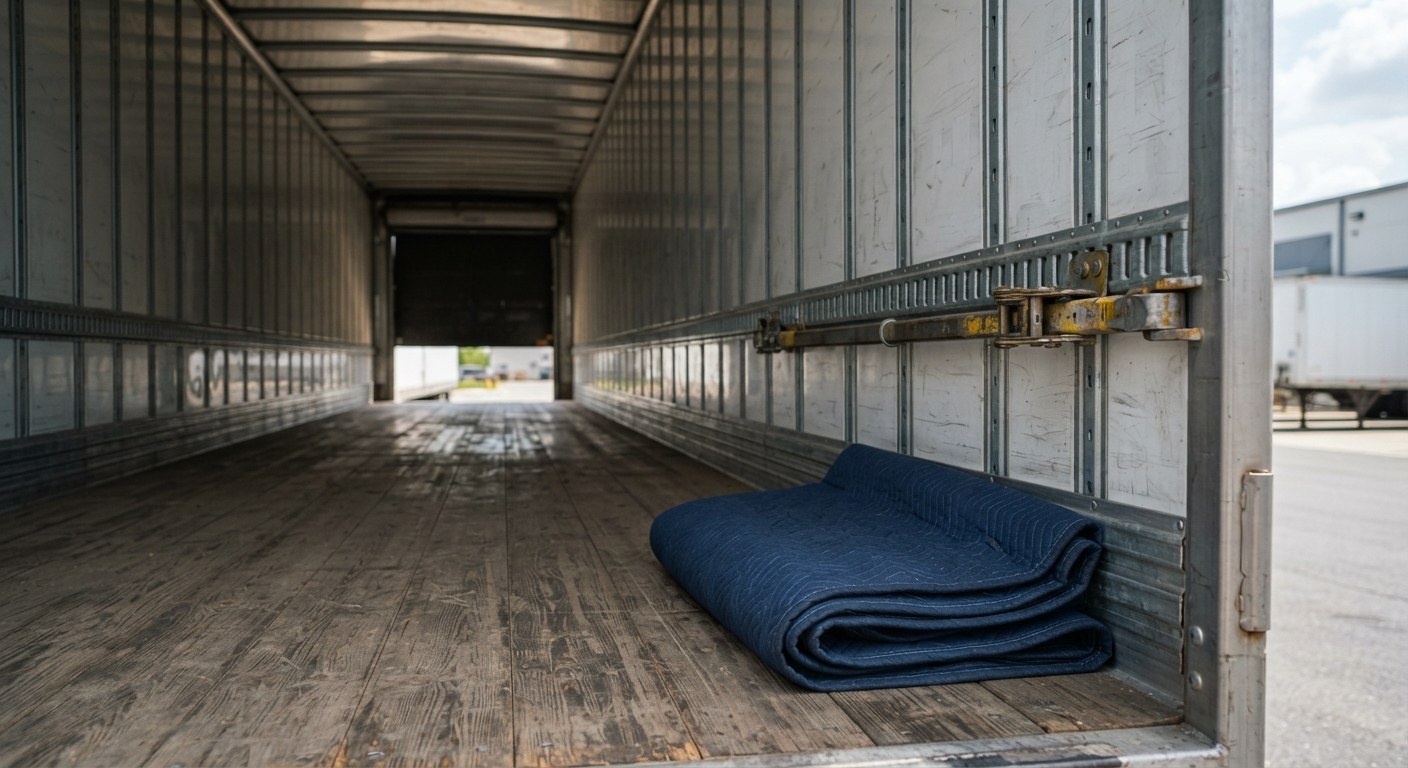 A 53-foot dry van trailer
